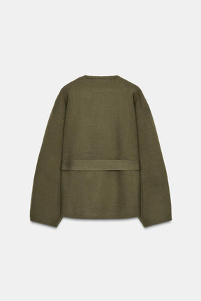Cardigan mit Gürtel