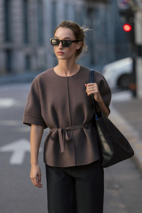 Strickpullover mit Ballon