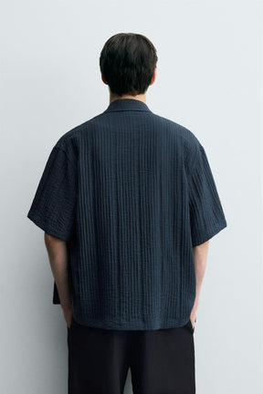 FLOWING TEXTURED SHIRT - Image 3
