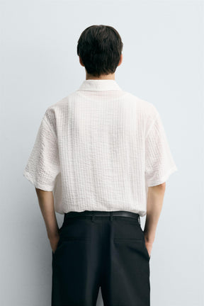 FLOWING TEXTURED SHIRT - Image 3
