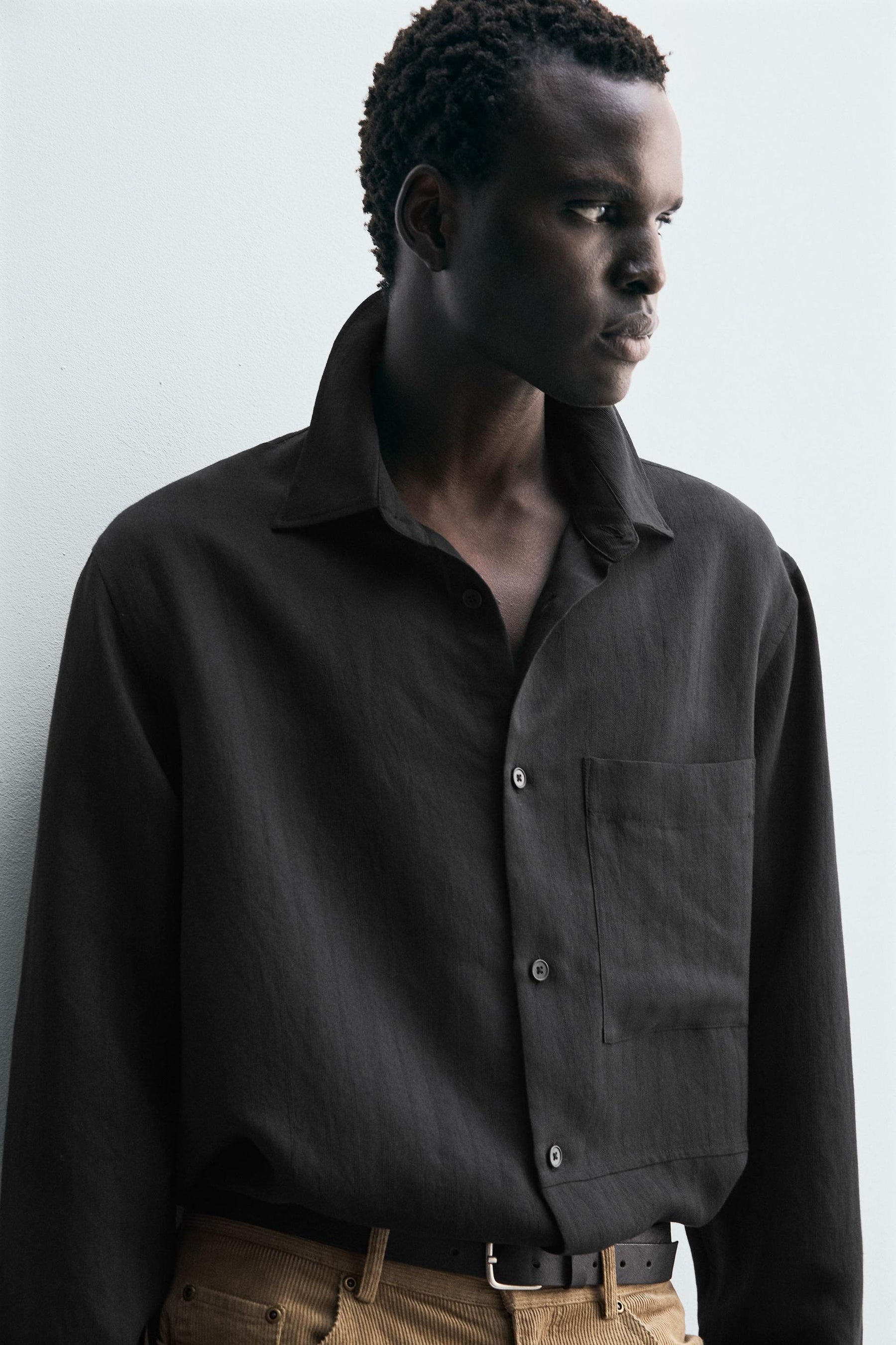 STRIPED FLOWING SHIRT - Image 5