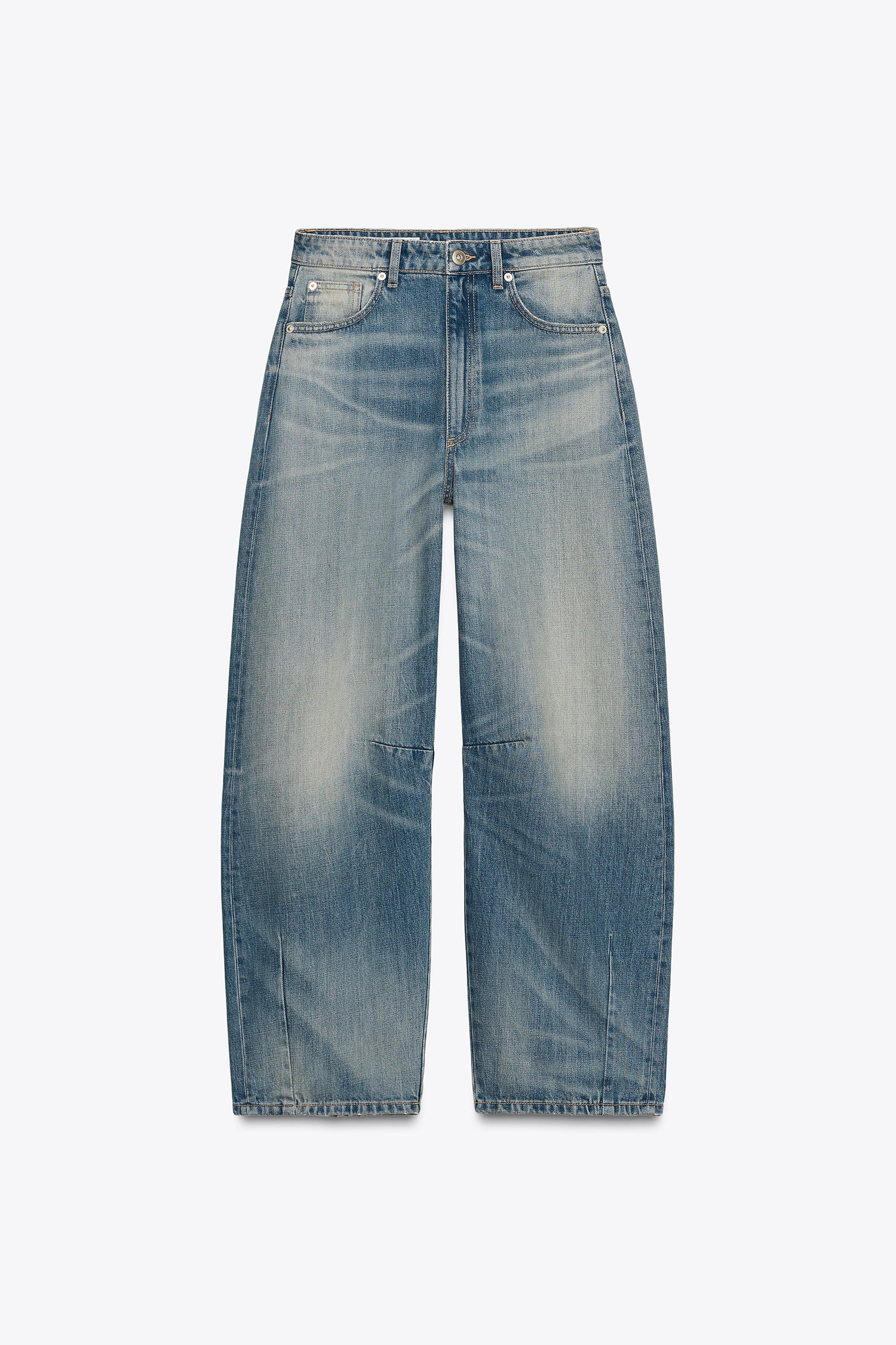 Baggy Jeans mit mittelhohem Bund