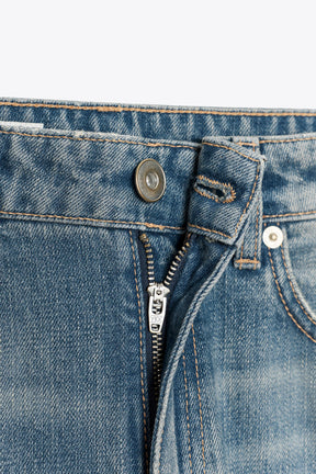 Baggy Jeans mit mittelhohem Bund