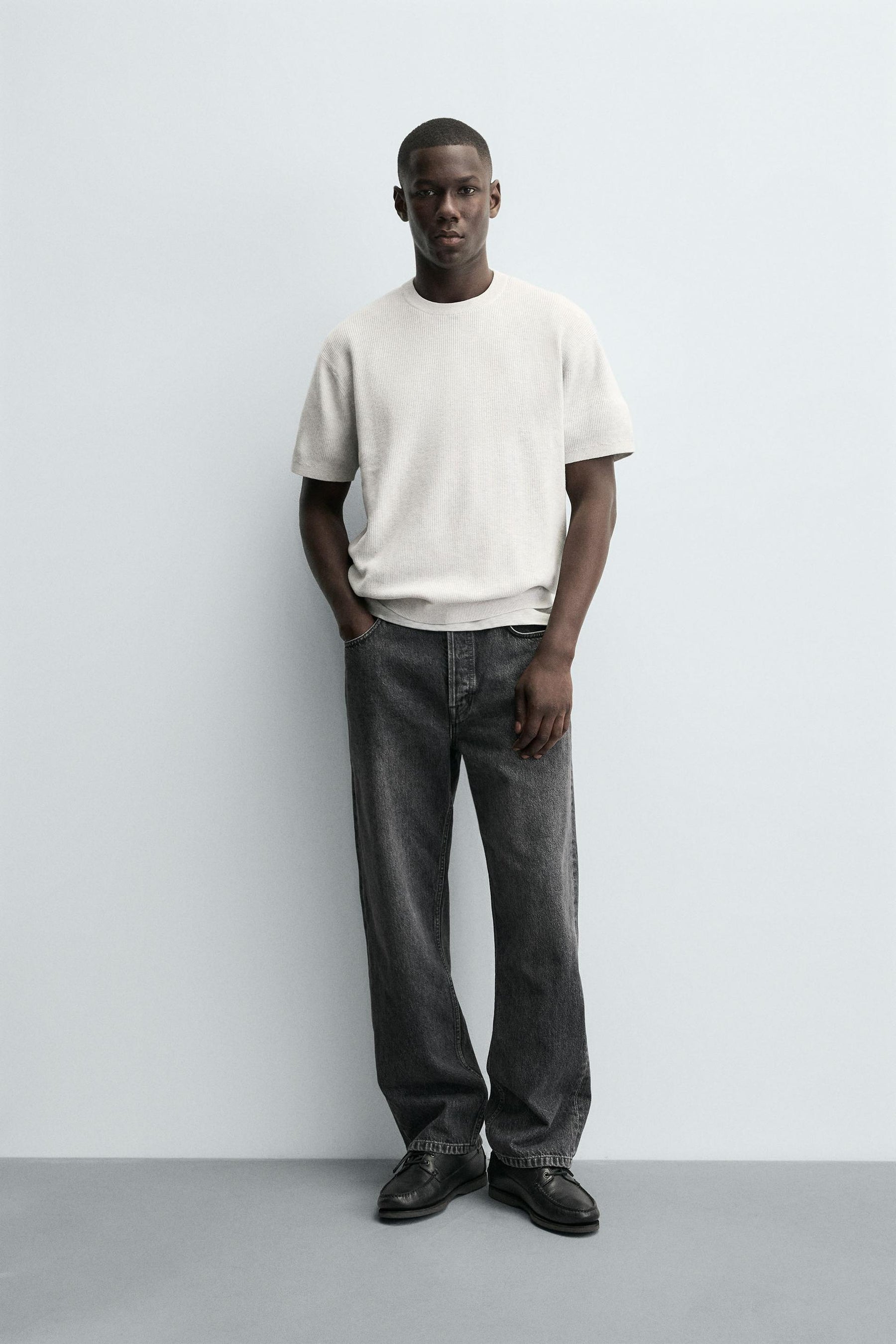 PURL KNIT T-SHIRT - Image 1