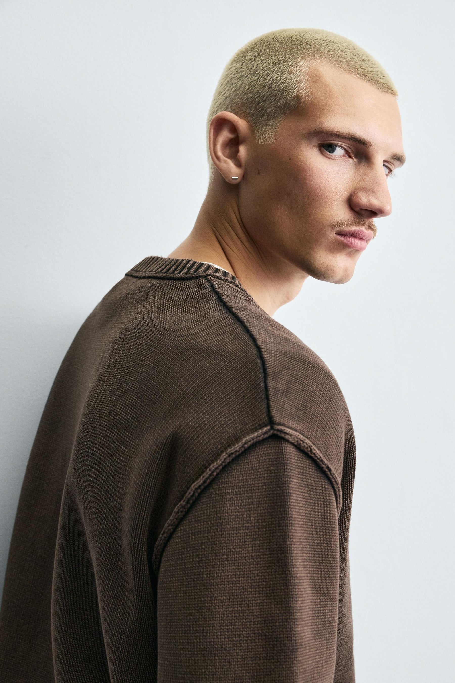 WASHED PRINT SWEATER - Image 5