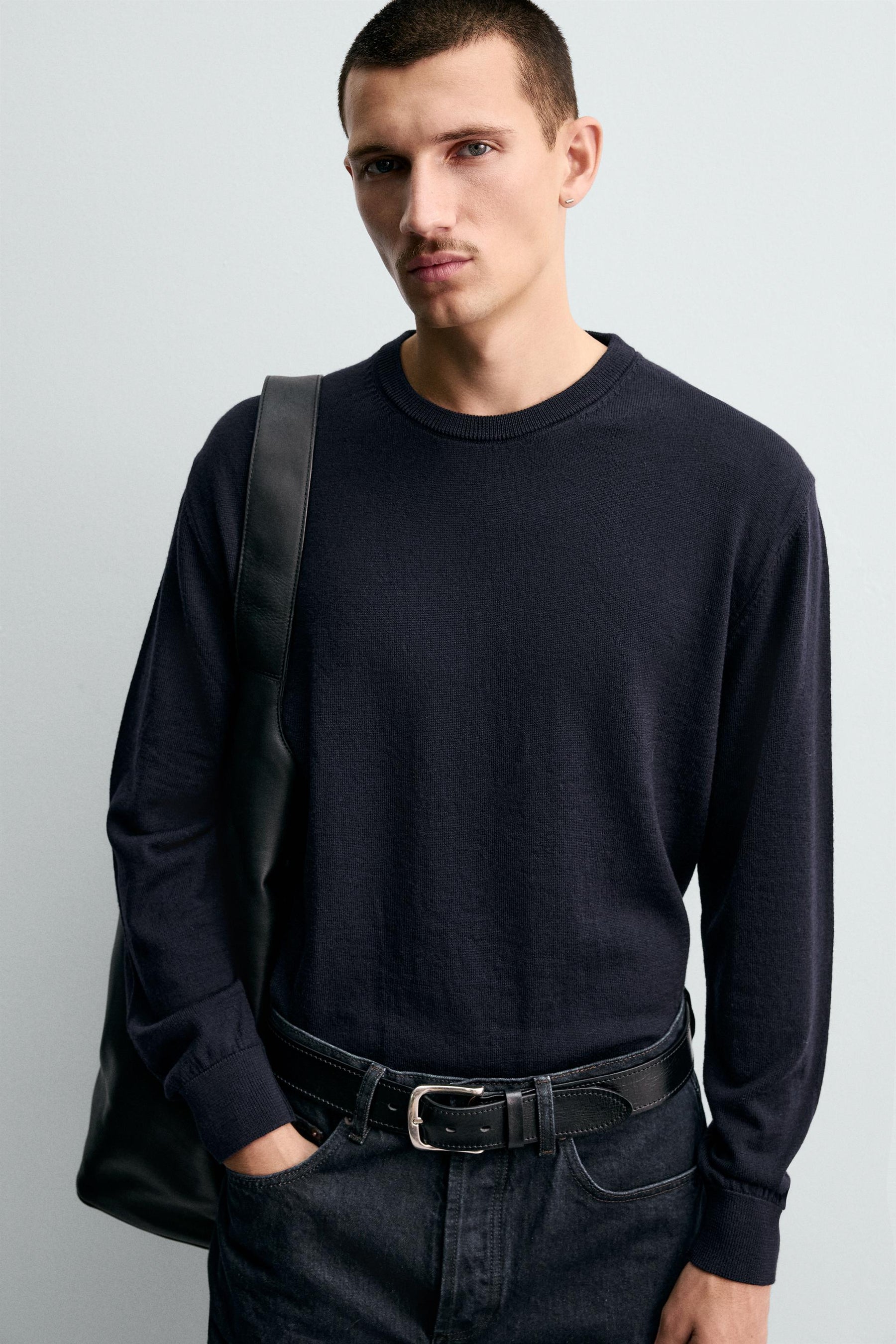 REGULAR FIT WOOL JUMPER - Image 6