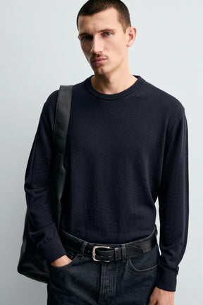 REGULAR FIT WOOL JUMPER - Image 6