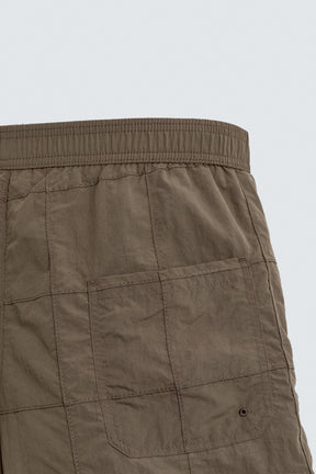 PATCHWORK LONG SWIMMING TRUNKS - Image 4