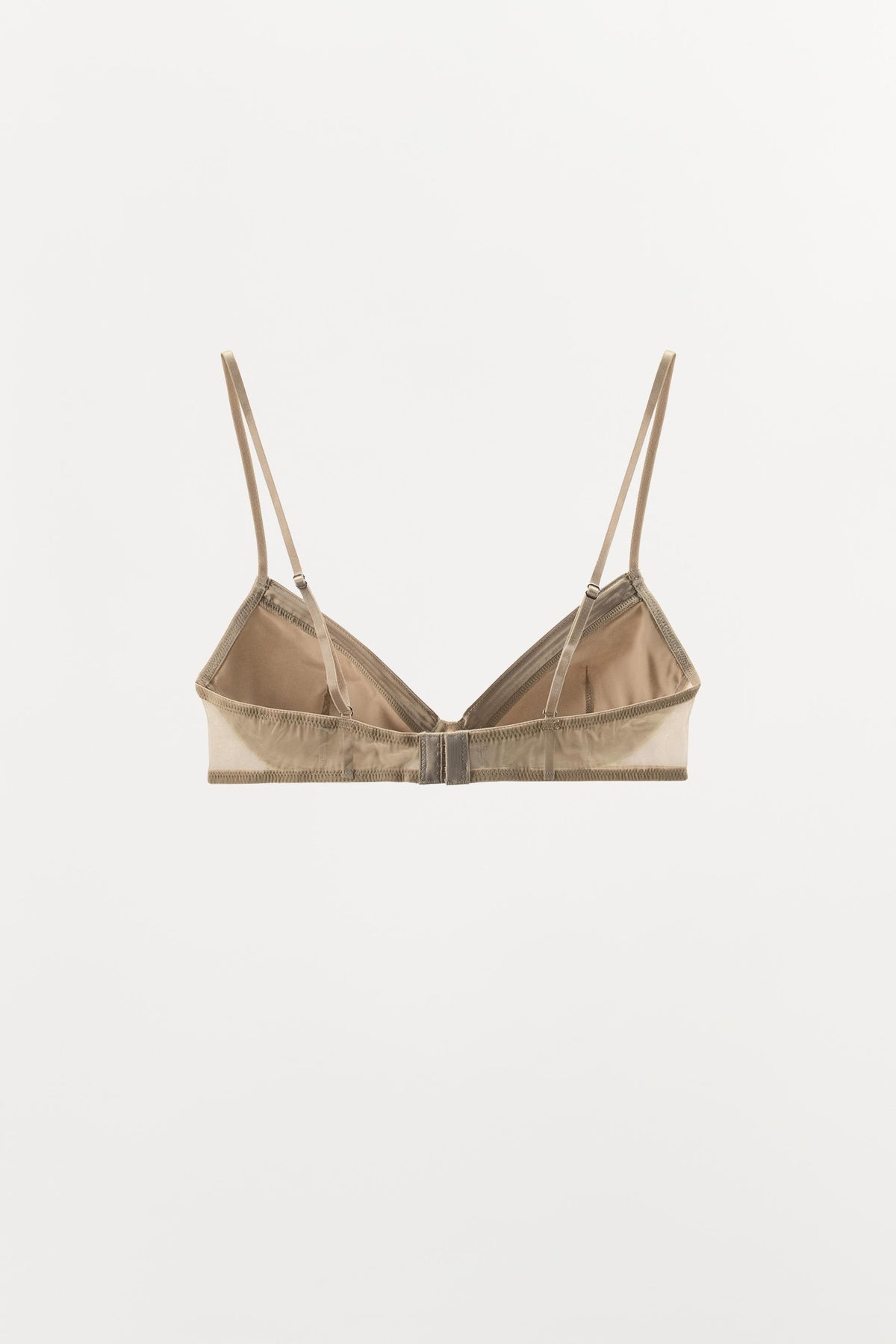 Plissiertes Satin-Bralette