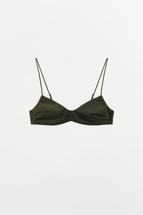 BRALETTE AUS STRUKTURIERTER SEIDE