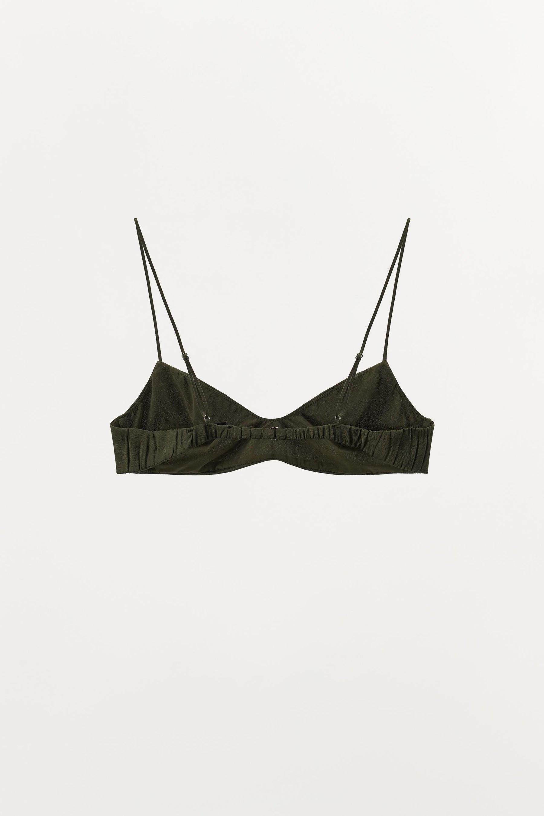 BRALETTE AUS STRUKTURIERTER SEIDE