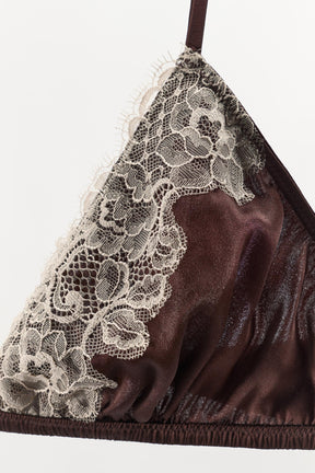 Seidenspitzen-Bralette