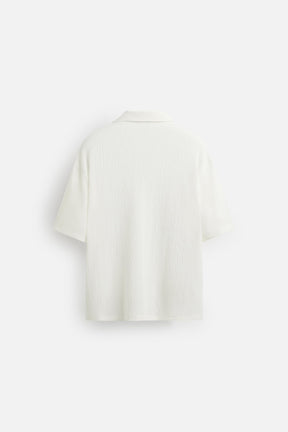 CREASED-EFFECT TEXTURED SHIRT - Image 7