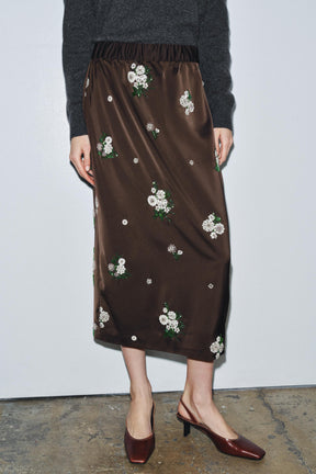 Paillettenbestickter Moderock