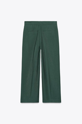 Hochtaillierte Culotte-Hose