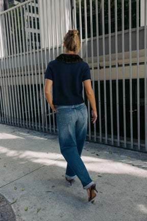 Strickcardigan mit Tiermuster