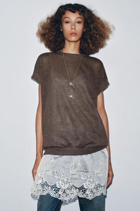 COMBINED KNIT DRESS - Image 2