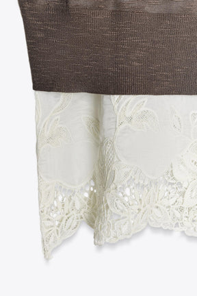 COMBINED KNIT DRESS - Image 6