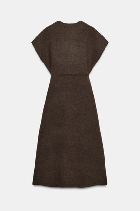 KNITTED MIDI DRESS - Image 6