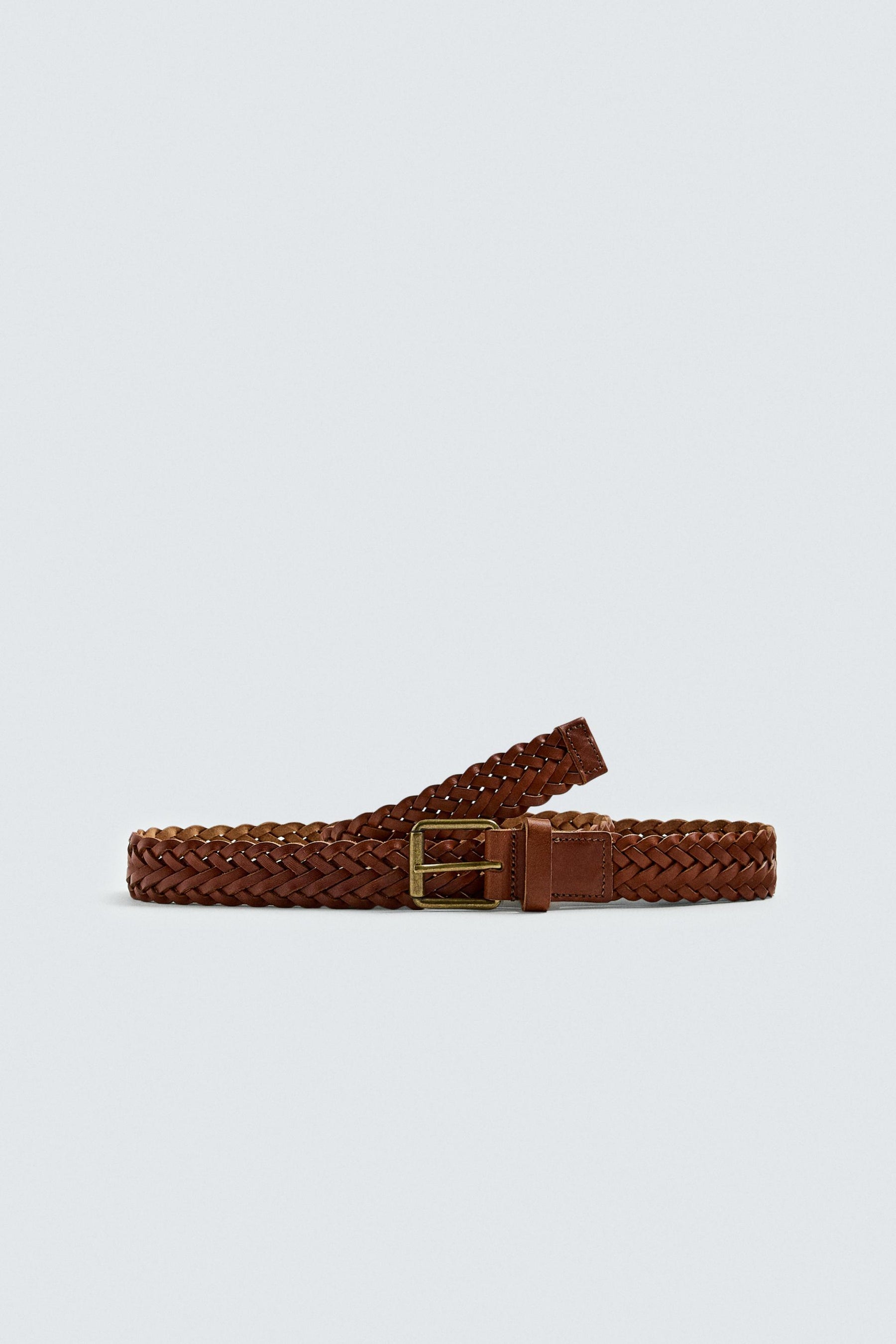 BRAIDED LEATHER BELT - Image 3