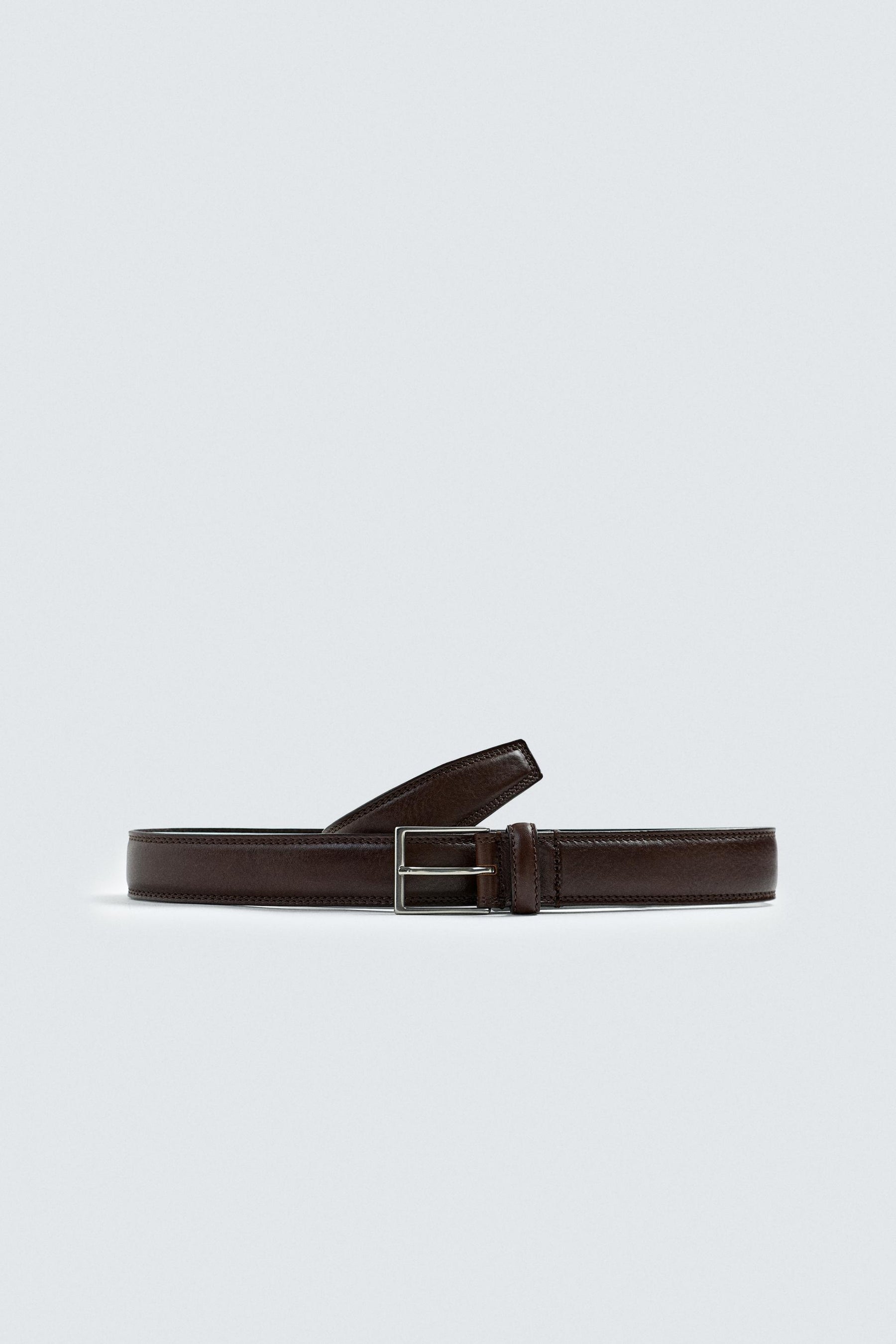 LEATHER DRESS BELT - Image 1