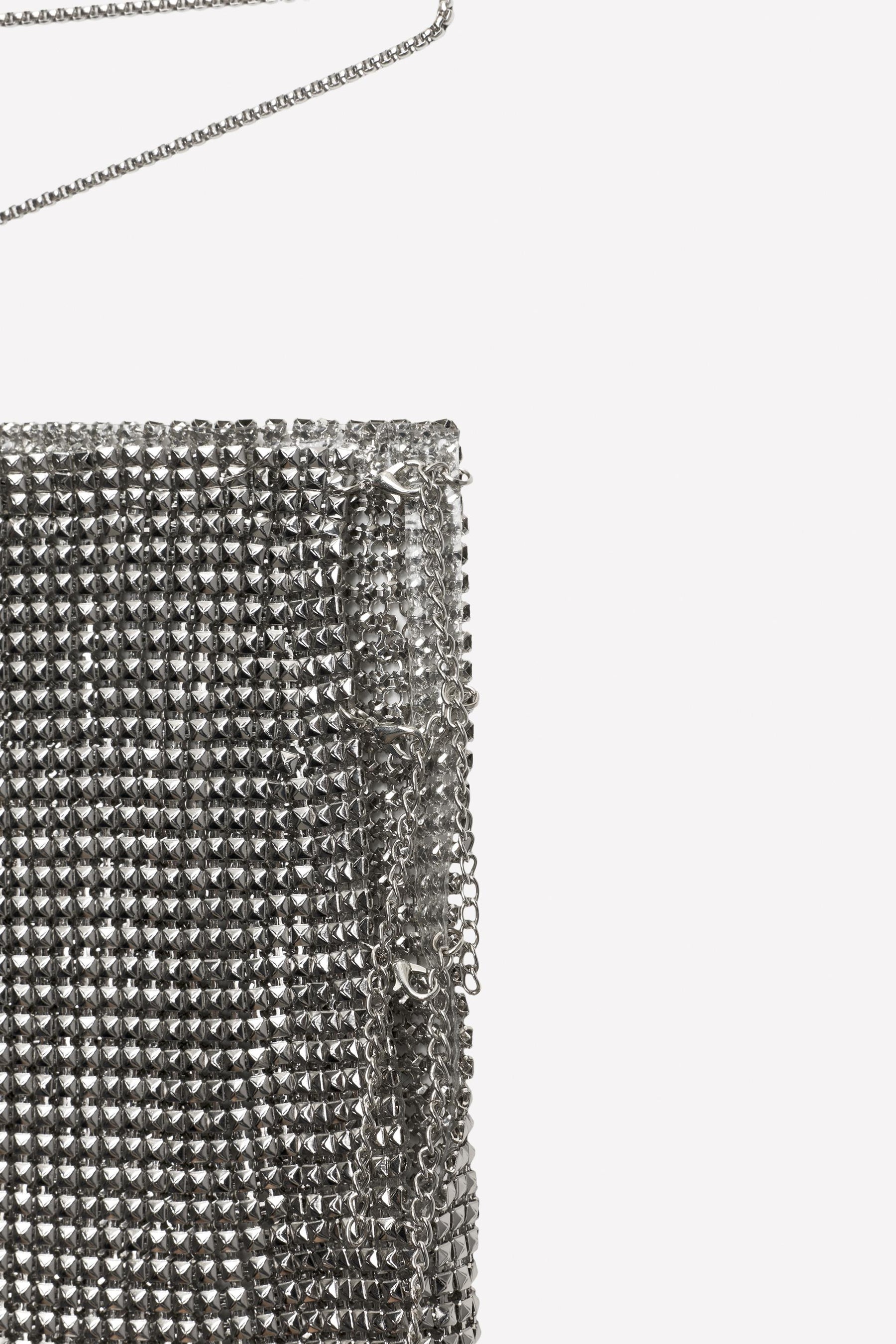 MINIROCK AUS MESH AUS METALLIC