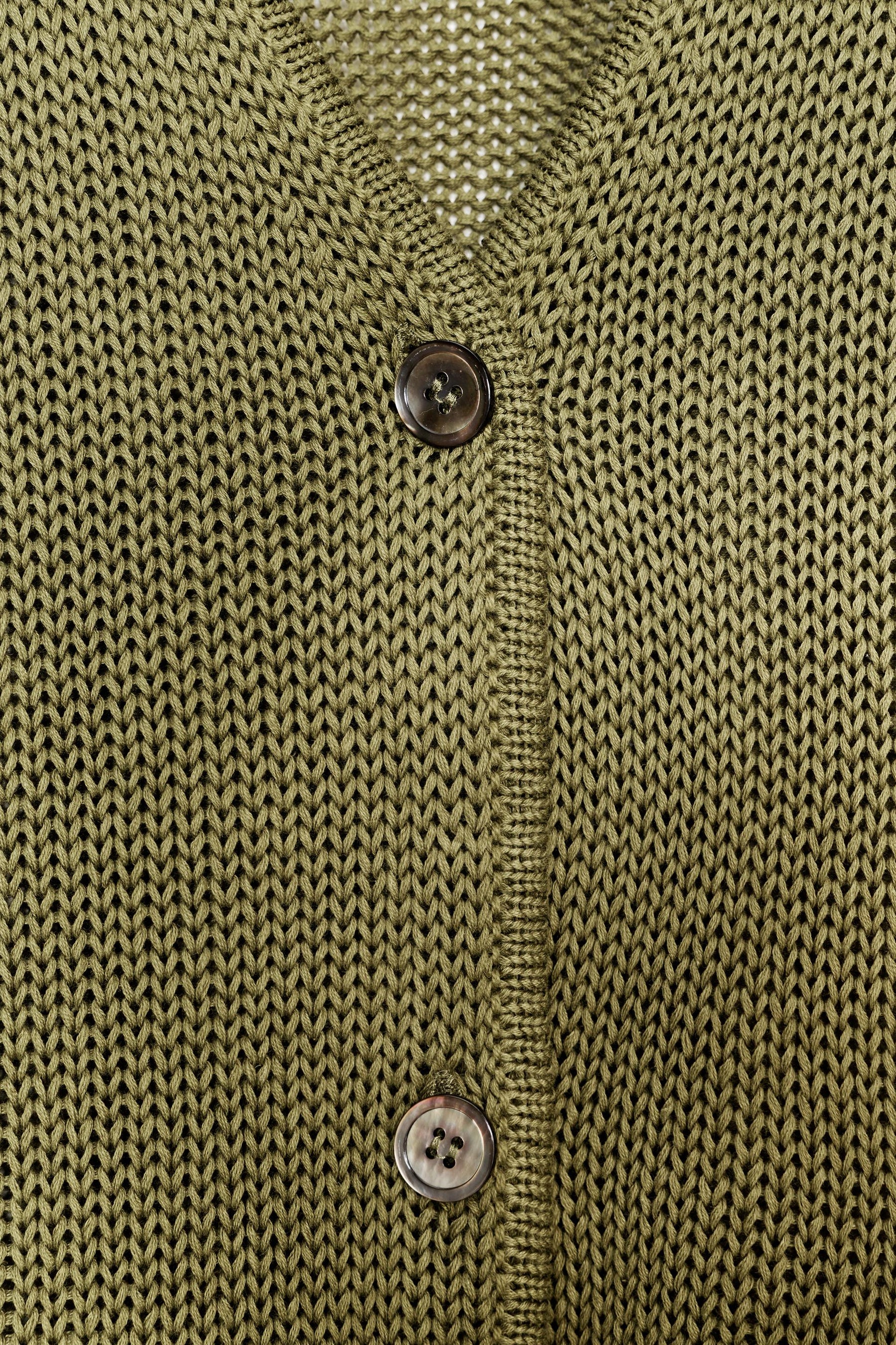 Strickjacke aus Baumwolle