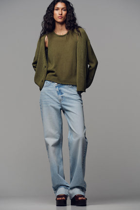 Strickjacke aus Baumwolle