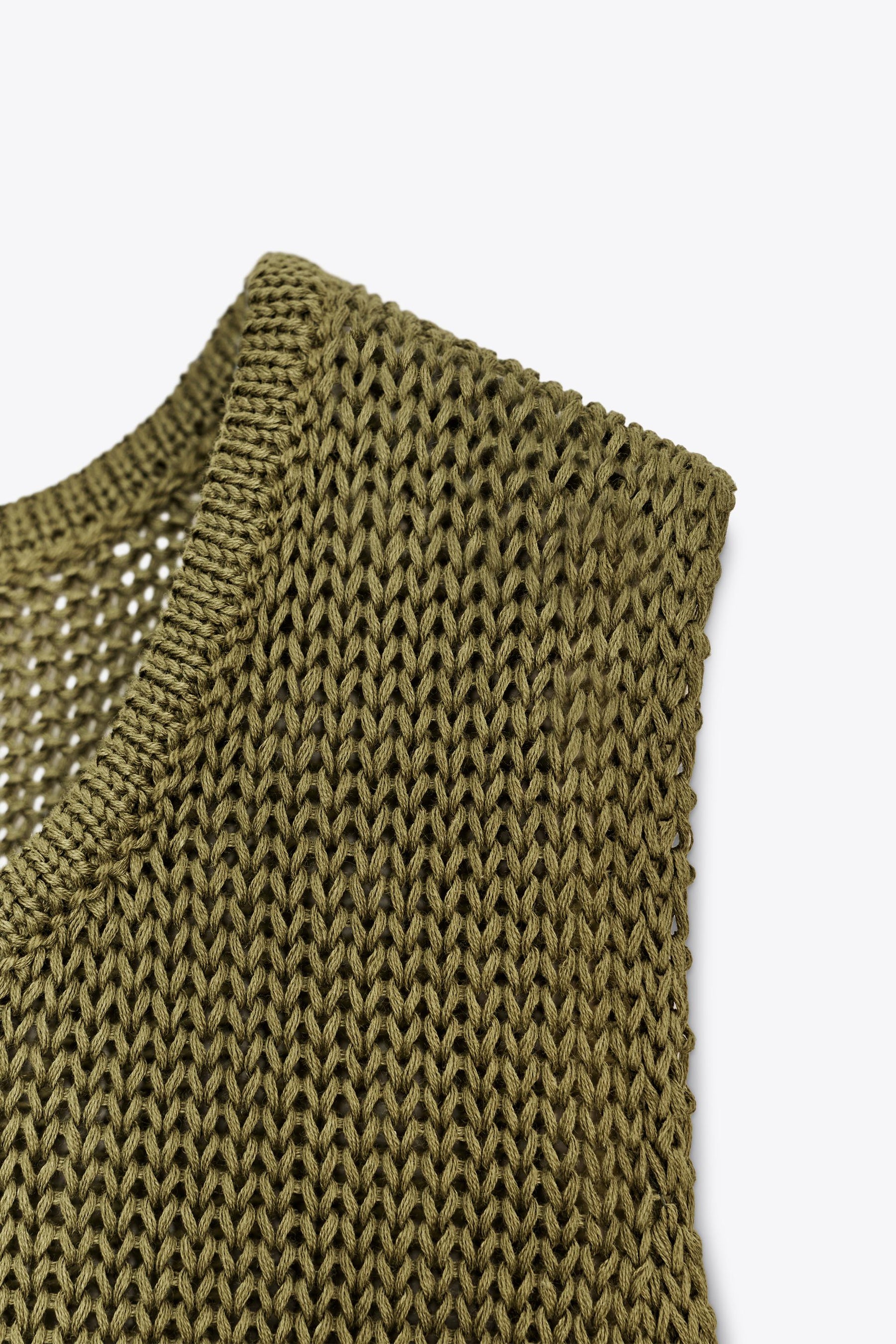 Strickoberteil aus Baumwolle