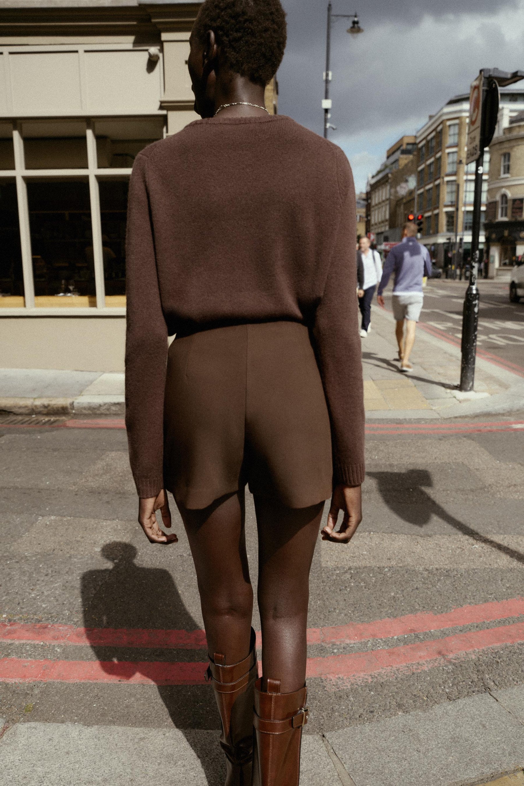 Strickpullover aus Wolle