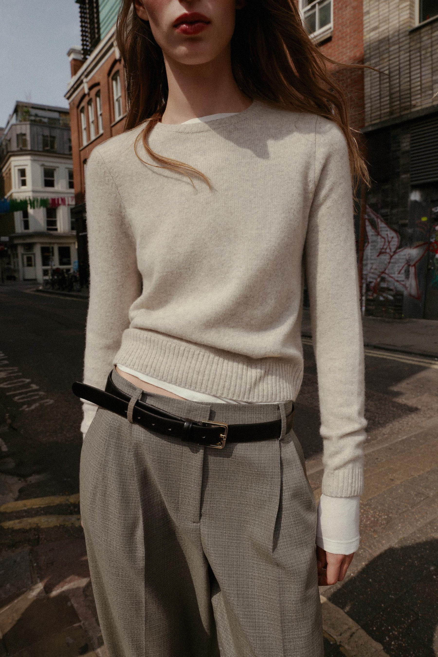 100% WOOL LONG SLEEVE JUMPER - Image 4