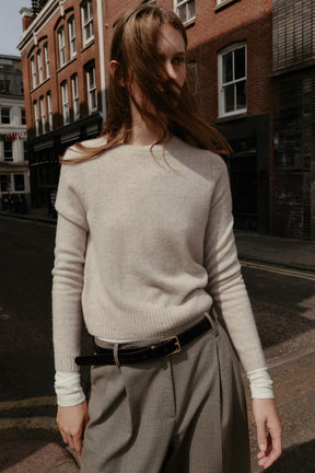100% WOOL LONG SLEEVE JUMPER - Image 2