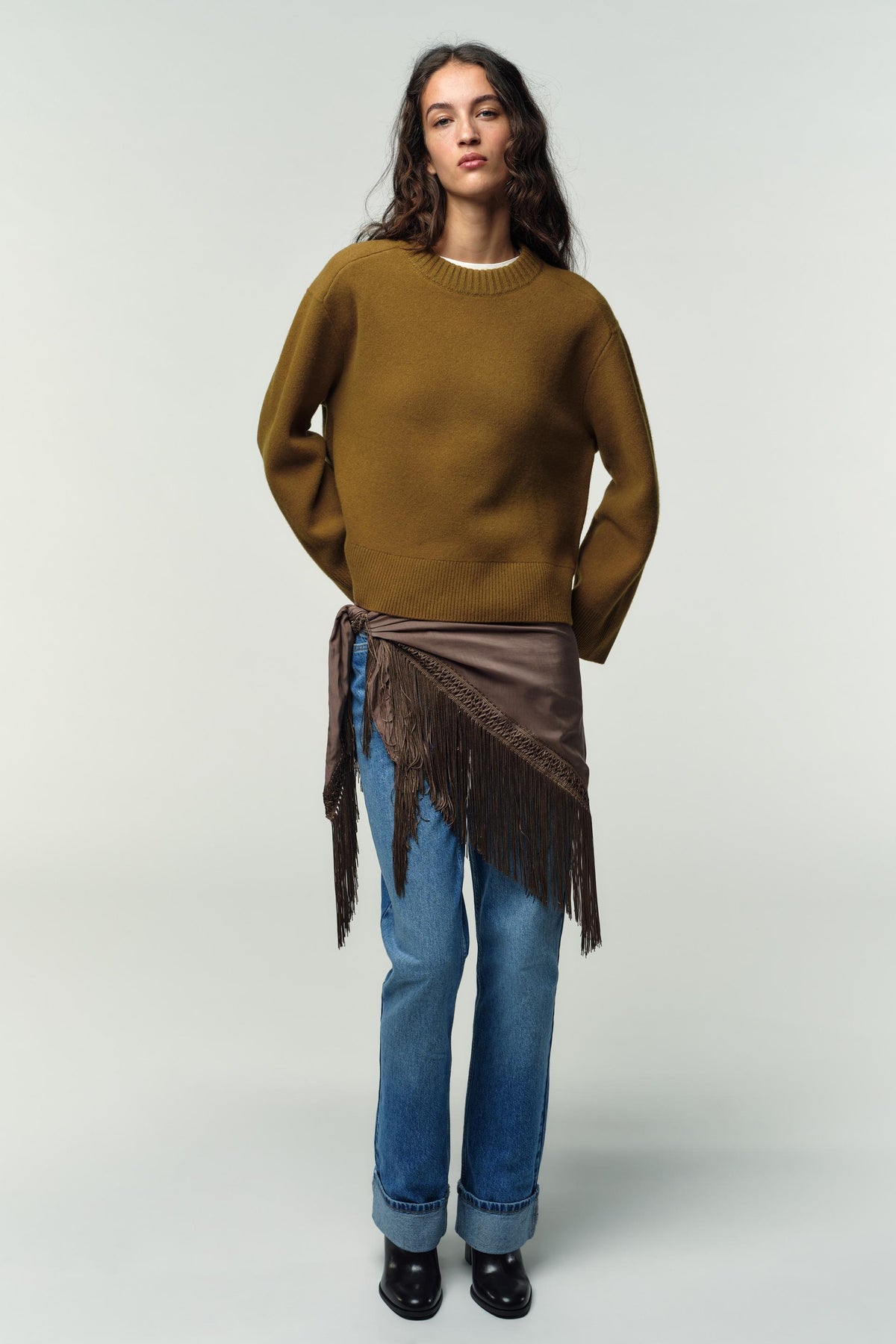 Pullover aus Wollmischung