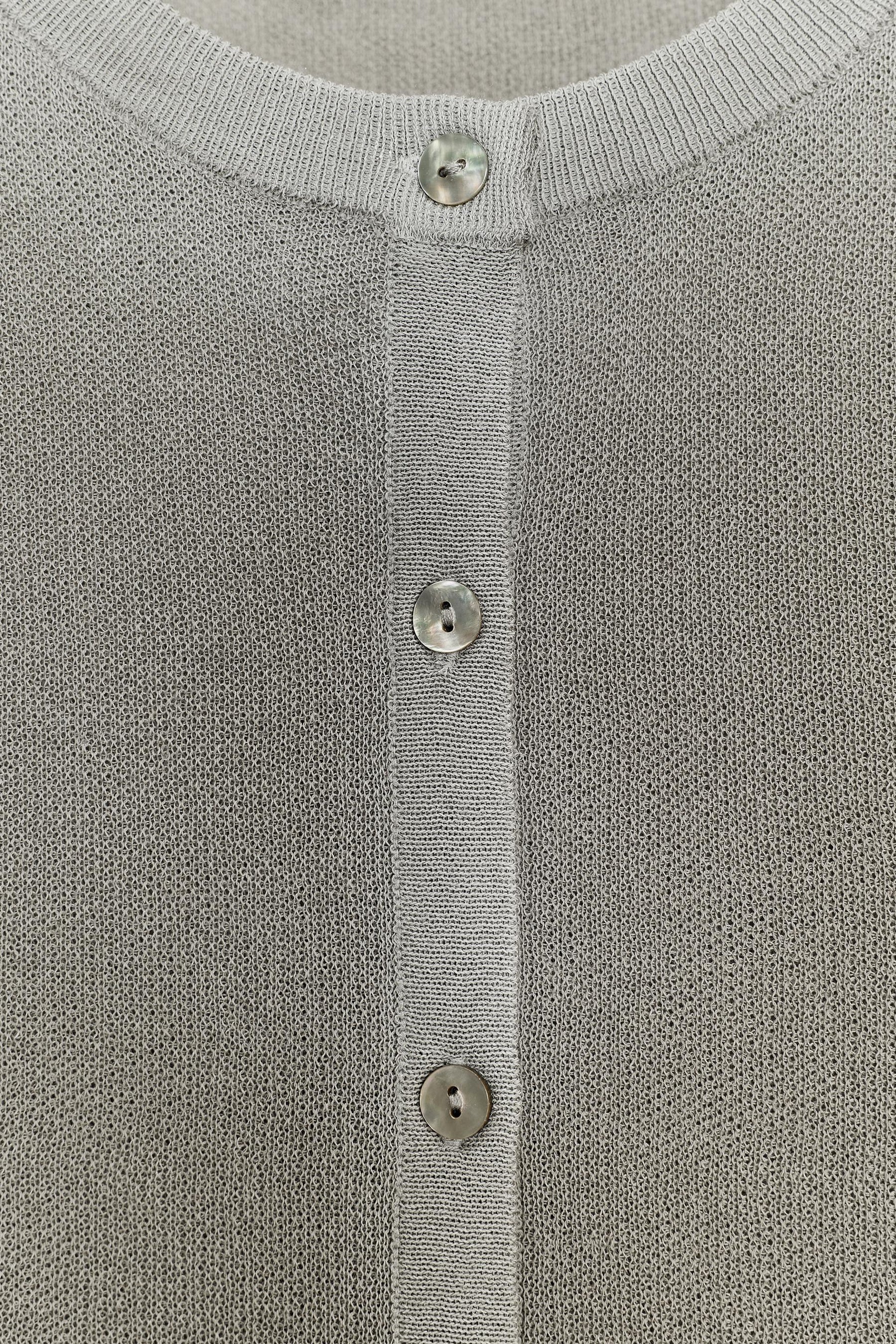 Cardigan mit verwaschenem Effekt