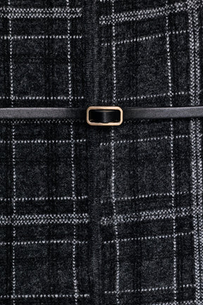 Strickjacke mit Gürtel