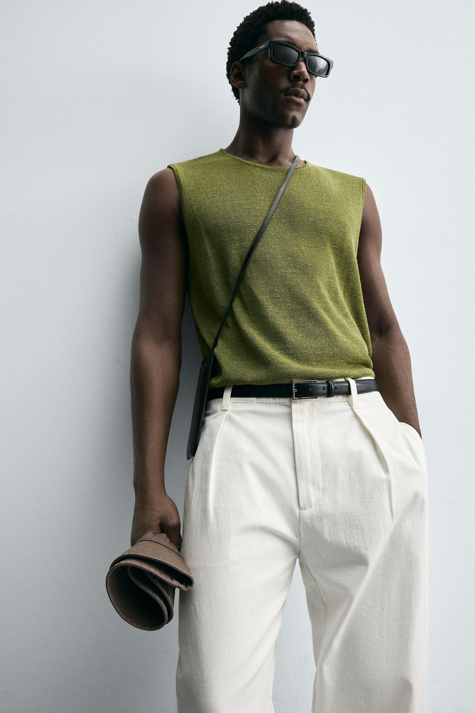 LINEN BLEND KNIT VEST - Image 6