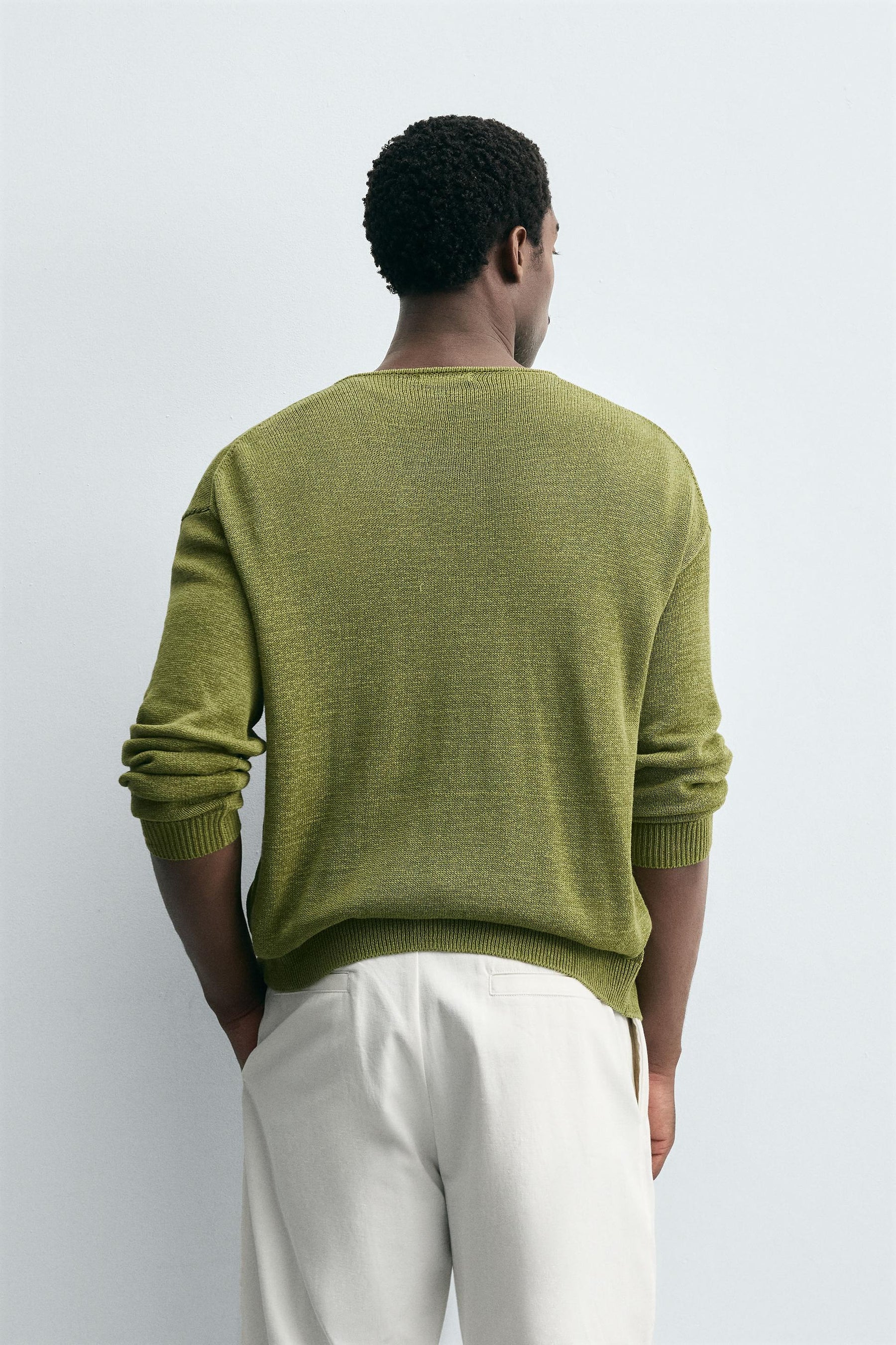 LINEN BLEND CARDIGAN - Image 3