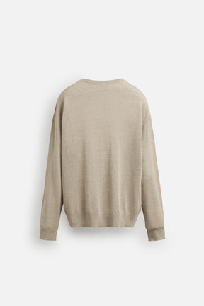 LIGHTWEIGHT LINEN SWEATER - Image 7