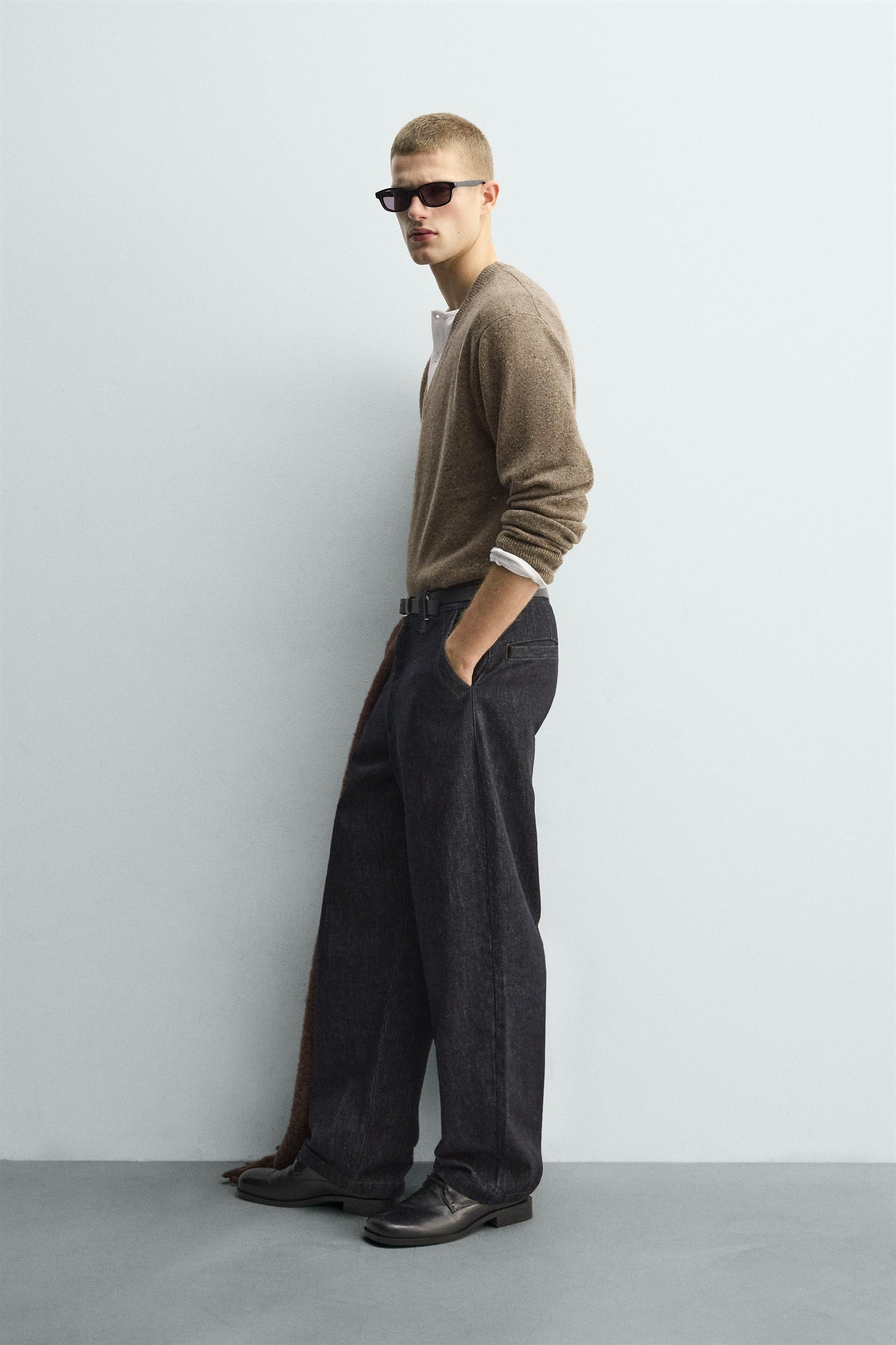 WOOL BUTTON-UP JUMPER - Image 4