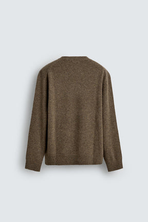 WOOL BUTTON-UP JUMPER - Image 7