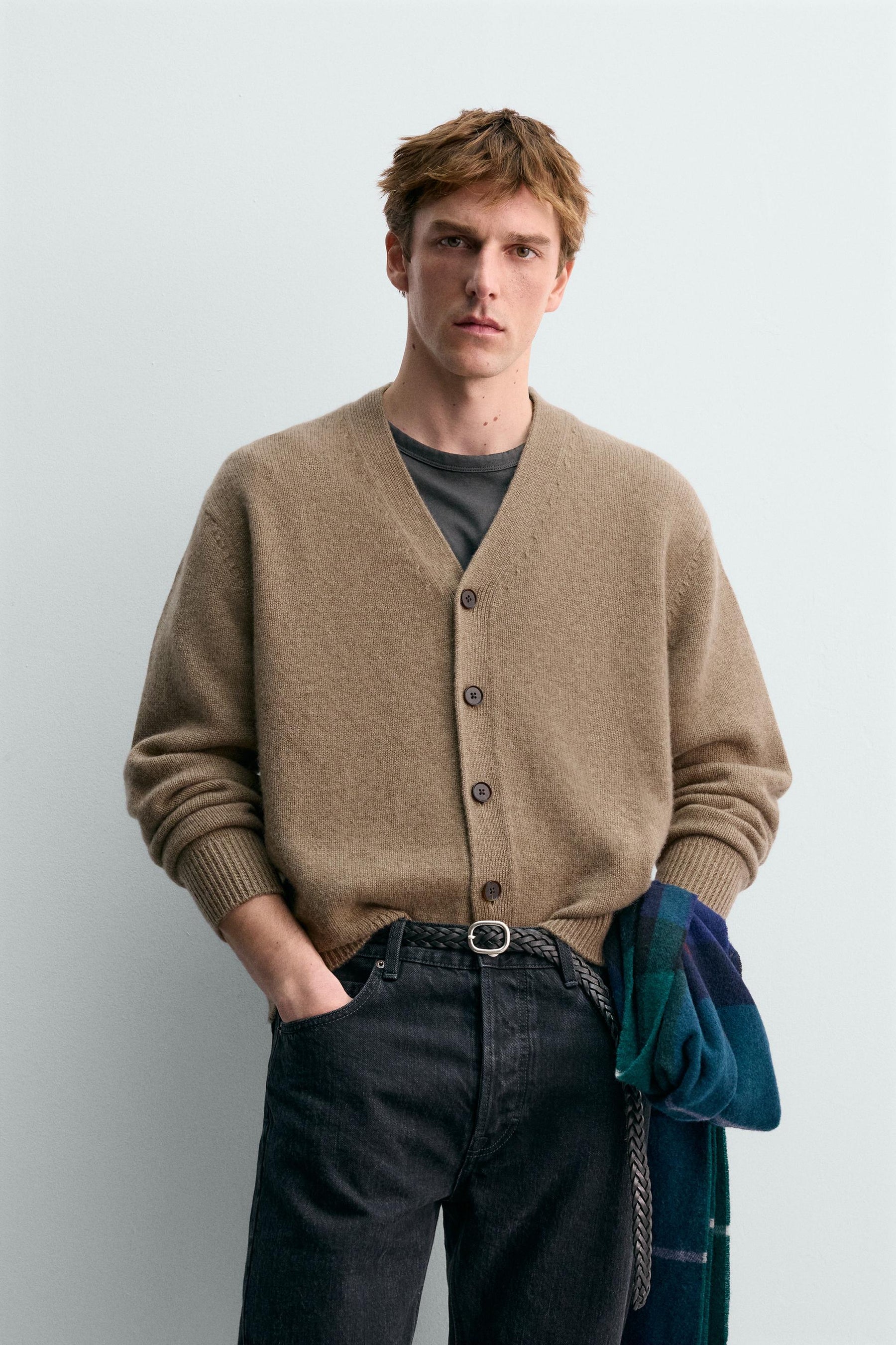 Wool Cashmere Cardigan