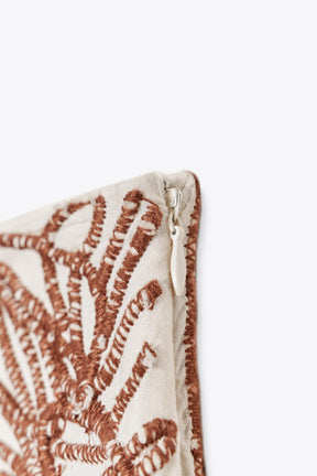 Minirock mit Blumenstickerei