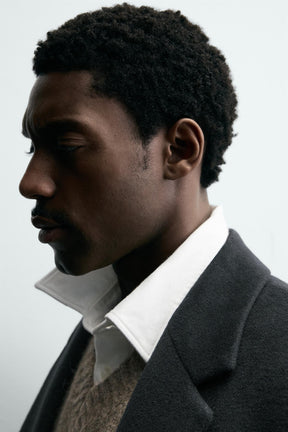 REGULAR FIT WOOL COAT - Image 8