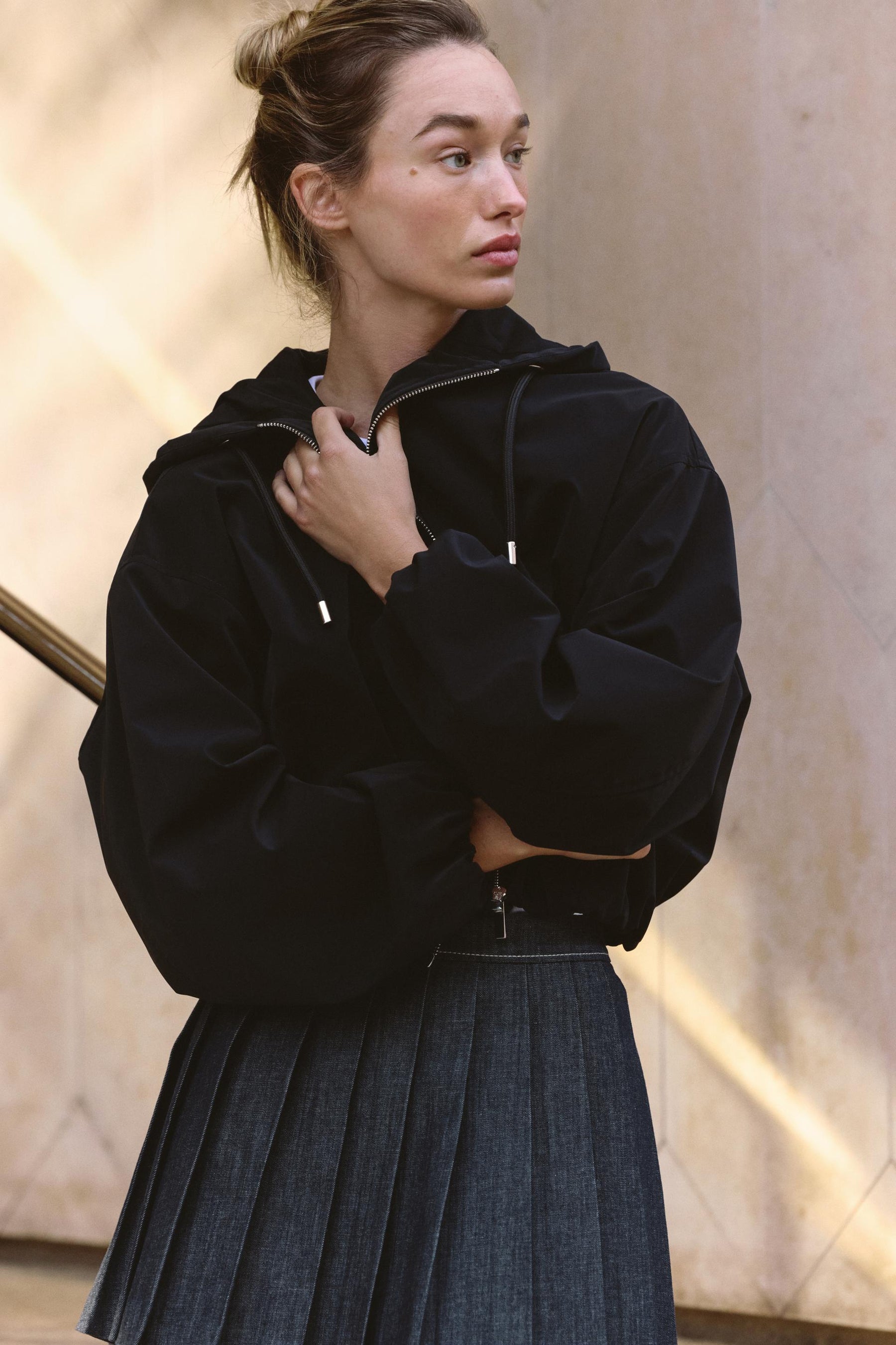 RUBBERISED HOODED JACKET - Image 2