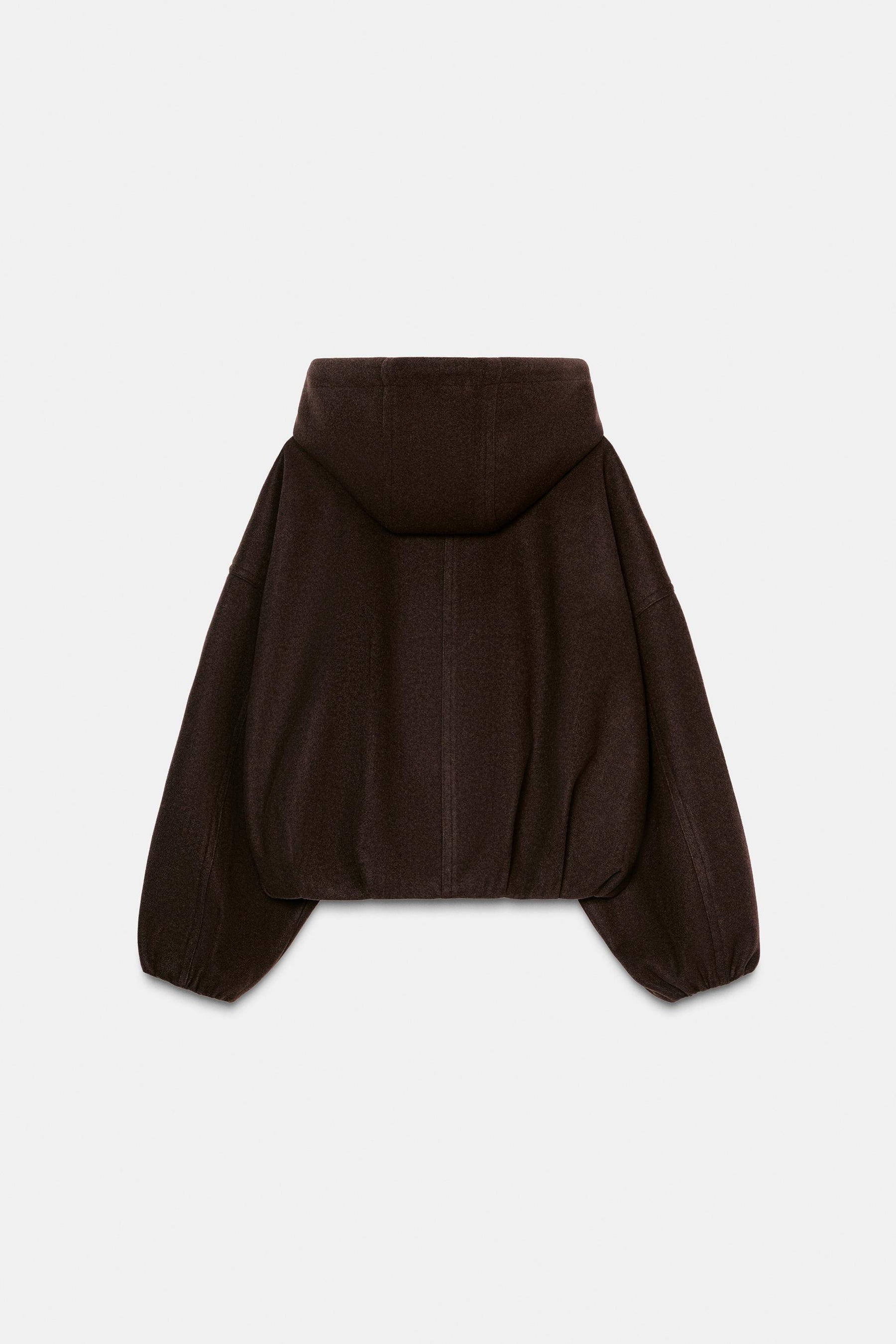 Oversized Bomberjacke mit Kapuze