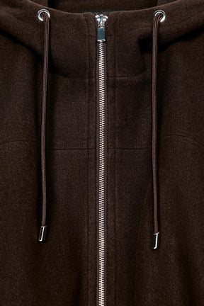 Oversized Bomberjacke mit Kapuze