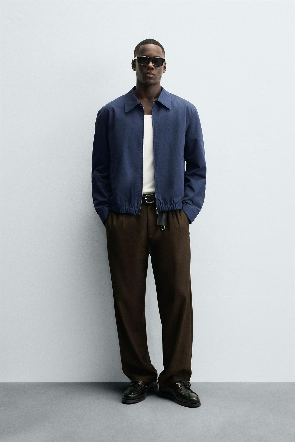 REGULAR FIT COTTON JACKET - Image 1