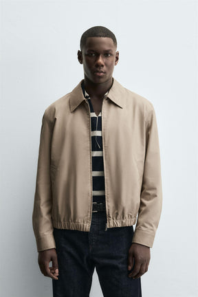 REGULAR FIT COTTON JACKET - Image 2