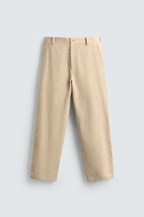REGULAR FIT CORDUROY TROUSERS - Image 6