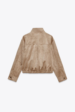 FAUX SUEDE JACKET - Image 7